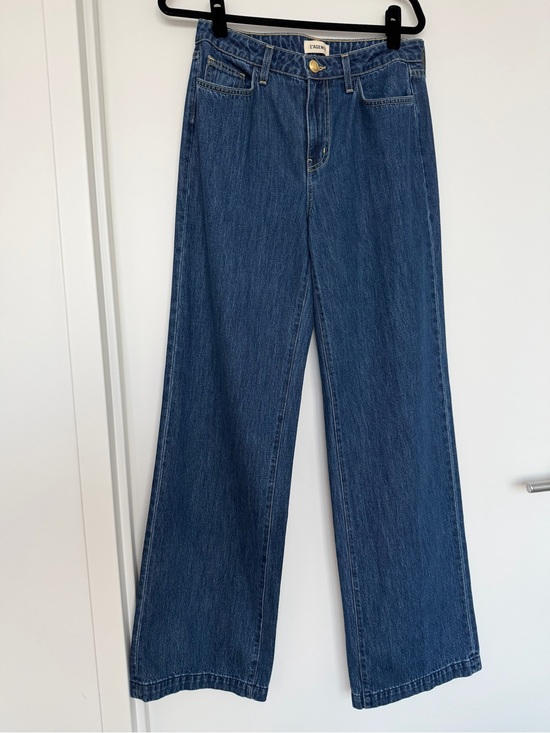 L'AGENCE Denim - L’AGENCE Clayton Wide Leg High Rise 100% Cotton Jeans Size 27